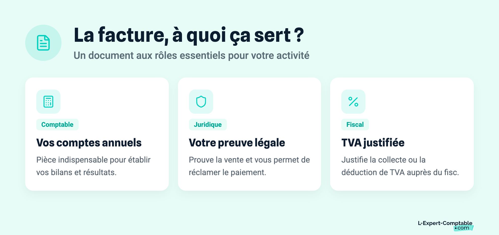 La facture, à quoi ça sert ?